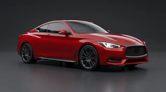 Red car paint