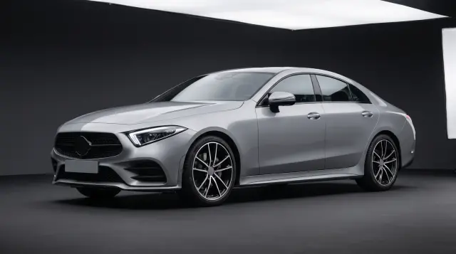 Silver car paint